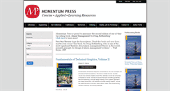 Desktop Screenshot of momentumpress.net